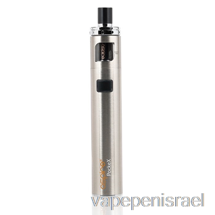 Vape Israel Aspire חד פעמי Pockex Aio ערכת המתנע נירוסטה